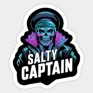 Salty Captain Sticker